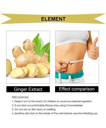 Lymphatic Detox Roll-On Ginger Oil | Organic Belly Drainage & Massage | 5pcs Ginger Essential Oil for Swelling & Drainage - Buy Online on GoSupps.com