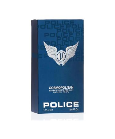 Cosmopolitan By Police - Fragrance For Men - Top Notes Of Mint And Sage - Middle Notes Of Jasmine And Nutmeg - Base Notes Of Vanilla And Sandalwood - Ideal For Socialite Occasions - 3.4 Oz EDT Spray - Buy Online on GoSupps.com