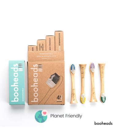 Bamboo Electric Toothbrush Heads - Eco-Friendly Biodegradable & Recyclable | Compatible with Sonicare - Buy Online on GoSupps.com
