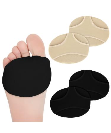 WLLHYF Metatarsal Pads Soft Breathable Ball of Foot Cushion Non-Slip Forefoot Pads Gel Sleeves Pad Fabric Soft Socks for Men Women Relieve Pain Prevent Blisters Calluses Mortons Neuroma