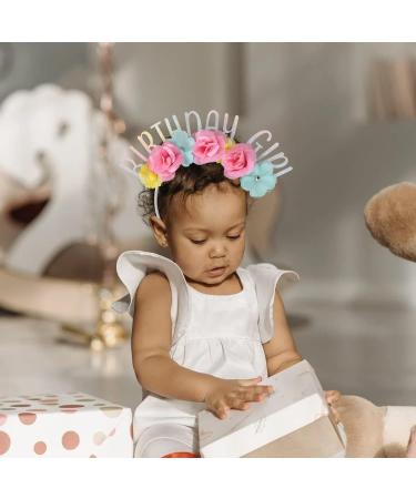 FLoral Birthday Girl Headband - Baby Girls Party Decor and Gift - Buy Online on GoSupps.com