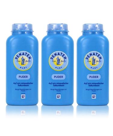 Penaten Powder 100g | Powder for sensitive baby skin - prevents skin redness | 3 x 100g