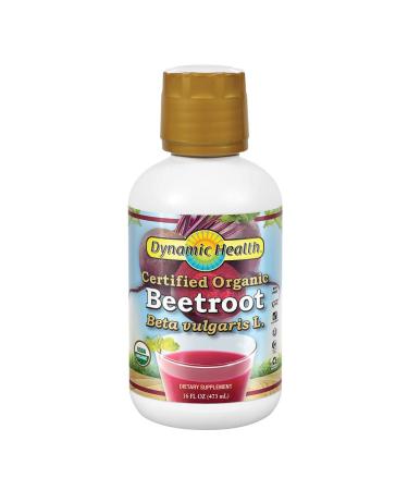 Dynamic Health  Laboratories Certified Organic Beetroot 16 fl oz (473 ml)
