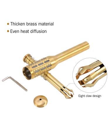 Moxa Roll Burner - Large Brass Moxa Roll Burner for Moxibustion Therapy & Massage | International Shipping Available - Buy Online on GoSupps.com