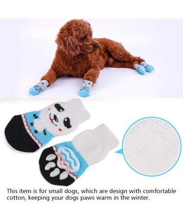 Betinyar Anti-Slip Dog & Cat Socks - 4 Pairs | Paw Protector for Indoor Hardwood Floors - Buy Online on GoSupps.com