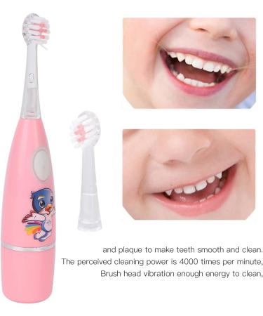 Buy Electric Toothbrush for Kids 360-Degree Battery Operated with Cartoon Design & Colorful Lights Perfect Oral Care Tool for Toddlers | International Shipping Available - Buy Online on GoSupps.com