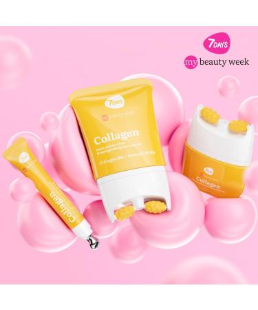  7Days 7DAYS Face Lifting Cream with Vitamin C | Korean Skincare Face Moisturizer | Anti-Aging Face and Neck Cream for Women | Anti-Puffiness and Skin Toning Roller Massager - Buy Online on GoSupps.com