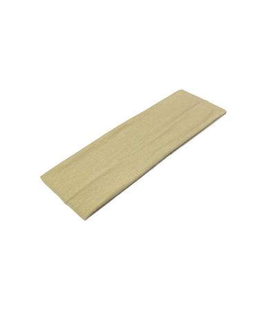 WESTEND CHOICE 7cm Wide Headbands Plain Stretchy Hairband Unisex Kylie Headband Bandeau Gym Exercise Headbands for Women & Men Soft Yoga Head Band (Light brown) - Buy Online on GoSupps.com