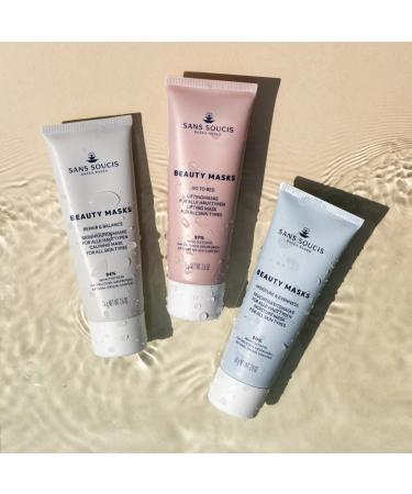  SANS SOUCIS BADEN-BADEN Sans Soucis Beauty Masks Moisture & Evenness Hydrating Mask 75ml - Vegan - Facial Care Mask with Hyaluronic Acid Niacinamide and Thermal Water - Face Mask for All Skin Types - Buy Online on GoSupps.com