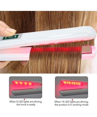 Infrared Hair Care Iron - Cold Iron Treatment for Damaged Hair | Stylish Recovery Tool (White - Buy Online on GoSupps.com