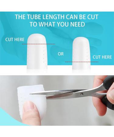 16 Pieces Gel Toe Caps - Silicone Protection for Bubbles Friction & Ingrown Toenails | Breathable Comfort - Buy Online on GoSupps.com