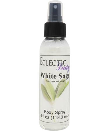White Sage Body Spray Body Mist for Women with Clean Light & Gentle Fragrance Long Lasting Perfume with Comforting Scent for Men & Women Cologne with Soft Subtle Aroma For Daily Use Regular Strength 4 Fl Oz (Pack of 1)
