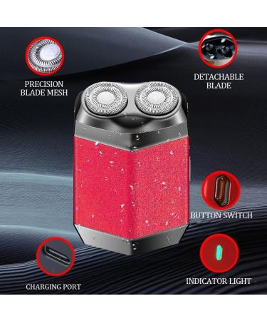 Buy Portable Electric Shaver for Men - Mini Wet/Dry Razor USB Rechargeable Perfect for Travel - Buy Online on GoSupps.com