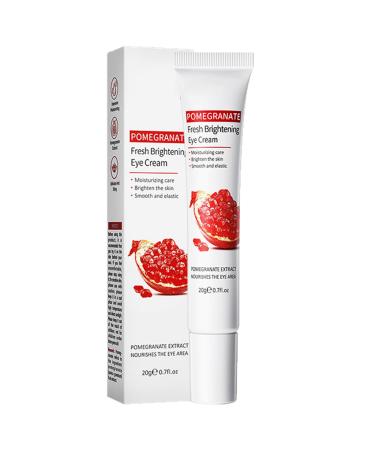KOAHDE Eye Cream Anti Aging Eye Cream for Dark Circles Anti Wrinkle Pomegranate Eye Cream Eye Cream for Puffy Eyes Hydrating Moisturizer Eye Cream Red Pomegranate Firm and Lifting Eye Cream 20G