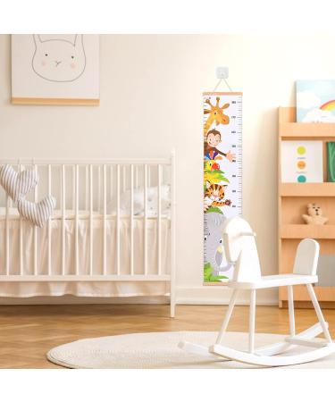 Delightful Animal Height Chart for Kids | Children's Yardstick Wall Decor for Nursery & Bedroom - Buy Online on GoSupps.com