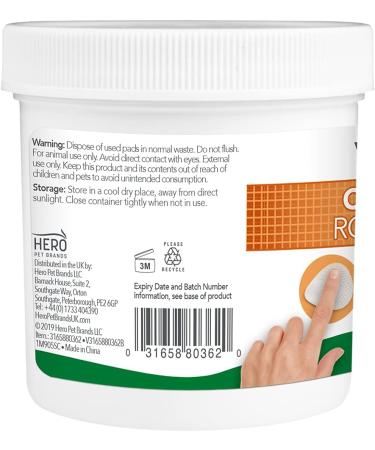 Buy Vets Best Dog Eye Wipes - 100 Pieces | Gentle Care for Your Dog's Eyes | International Shipping Available - Buy Online on GoSupps.com