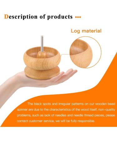 Hobbyworker Wooden Bead Spinner Upgrade Kit with Needles, Seed Beads, and Surprise Gift Pack - Colorful Bead Spinner Tool for Jewelry Making - Buy Online on GoSupps.com