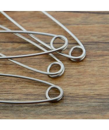 50Pcs Smiling Face Safety Pins with Plastic Head and Stainless Steel Locking Mechanism - 55mm/2.2 Inch Diaper Nappy Pins - Buy Online on GoSupps.com