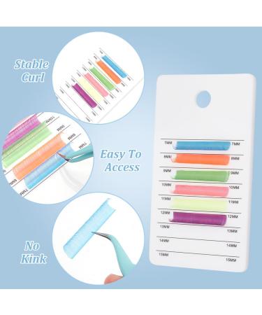 2 Pcs Eyelash Extension Pallet - Acrylic Lash Tray for Display | Transparent False Lash Board in 2 Colors - Buy Online on GoSupps.com