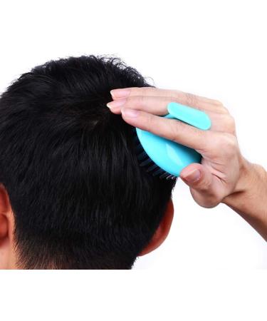 Verdant Touch Hair Scrubber - Shampoo Scalp Massager Brush for Shower | Blue Hair Washing Massage Comb - International Shipping - Buy Online on GoSupps.com