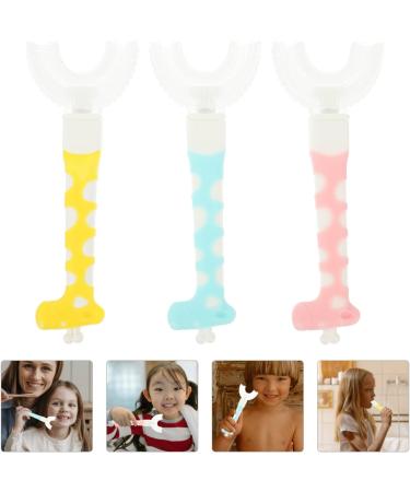 Lalafina 3ST Children's Training Toothbrush - Soft Manual Oral Care for Kids | Food-Grade ABS Teeth Cleaning - Buy Online on GoSupps.com