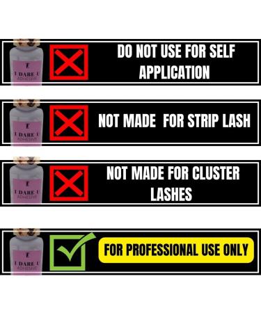 I Dare You Eyelash Extension Glue | Fast Drying 05-1 Sec Adhesive | 8 Weeks Retention | Strong Lash Glue (5ml) for Eyelash Extensions - Buy Online on GoSupps.com