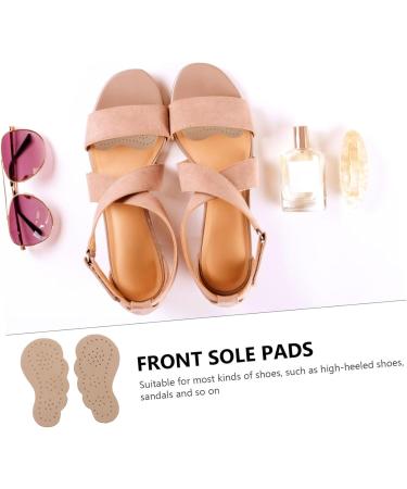 NOLITOY 6 Pairs Non-Slip Insoles for High Heels | Metatarsal Cushion & Leather Summer Sole Pads - Comfort & Support for Your Feet - Buy Online on GoSupps.com