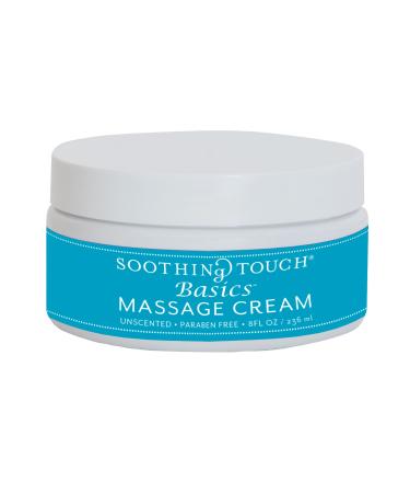 Soothing Touch Basics Massage Cream Unscented 8 Ounce