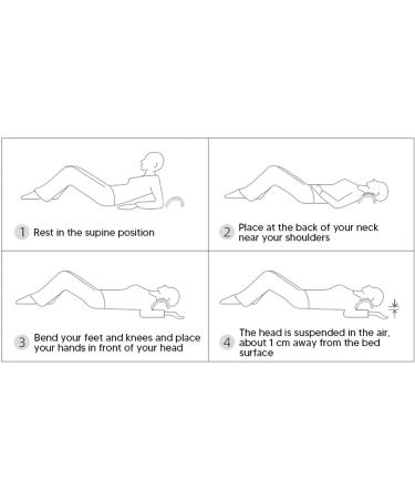 Weikeya Cervical Traction Stretcher - Light Pain Relief Pillow for Home Use | Anti-Deformation Curvature (Red) - Buy Online on GoSupps.com