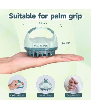 Silicone Scalp Massage Brush for Relaxation & Hair Growth | Dandruff Removal Shampoo Brush - International Shipping Available - Buy Online on GoSupps.com
