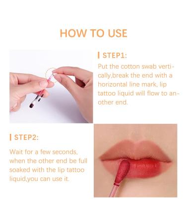 JEMPET Tattoo Lipstick Cotton Swab - Nude Lipstick for Long-Lasting Color - Buy Online on GoSupps.com