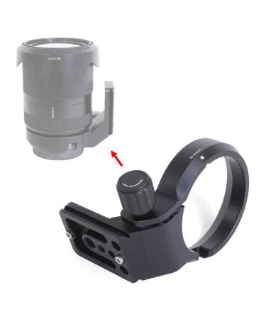 iShoot Lens Collar Tripod Mount Ring Support Bracket Holder for Sony FE 24-240mm f/3.5-6.3 OSS, 24-105mm f/4 G OSS, 16-35mm f/2.8 GM, 24-70mm f/2.8 GM, 35mm f/1.4 ZA, 50mm f/1.4 ZA, 85mm f/1.4 GM