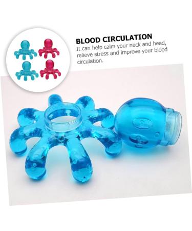 Coolhiya 4-Piece Massage Device Set | Headcare & Hair Accessories | Practical Head Scratchers for Relaxation | 11.00x8.50cm | International Shipping Available - Buy Online on GoSupps.com