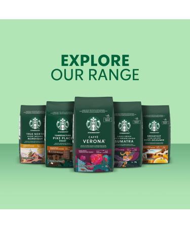 Starbucks Pike Place Ground Coffee Medium Roast Coffee 100% Ground Arabica Beans - 340g Bags (Pack of 6 2040g) - Buy Online on GoSupps.com