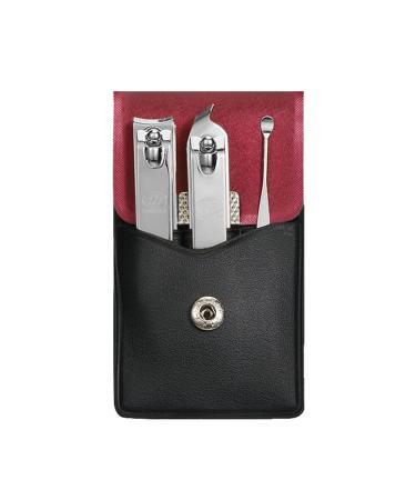 Nail Clippers Set Nail Clippers Pedicure and Nail Tool Set Travel Manicure Tools 3 in 1 Stainless Steel Manicure Set Professional Nail Clippers Nail Care (Color : A)