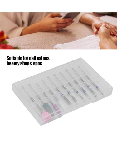 Nail Drill Set - 10pcs Dead Skin Remover & Nail Art Grinding File Heads for Perfect Manicures | Ideal for Professionals & Home Use - Buy Online on GoSupps.com