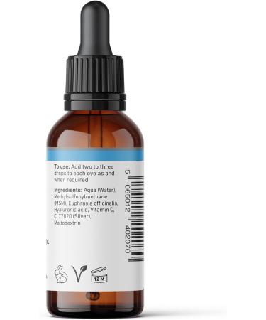 Natures Greatest Secret Colloidal Silver All Natural Eye Drops - Pack of 2 - 60ml - Buy Online on GoSupps.com