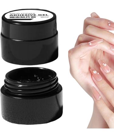 Hard and tough nail gel: long-lasting nail gel non-stop strong adhesive acrylic gel nail tips with strong adhesion | 10ml clear builder gel flexibility - Buy Online on GoSupps.com