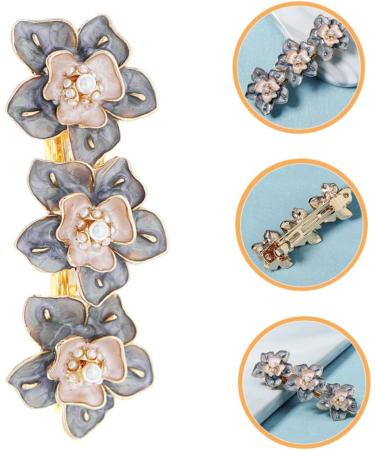 minkissy Pearl Floral Hair Clip Styling Hair Clips Rhinestone Hair Accessories Wedding Hair Clips Tiaras for Women Retro Hairy Barrette Hair Toppers for Women Hair Tools for Styling Miss - Buy Online on GoSupps.com