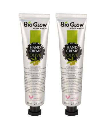 Bio Glow Hand Cream 60ml - Pack of 2 - Choose your option (Olive)