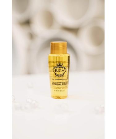RICH Travel in Luxury Gift Set - Intense Moisture Shampoo Conditioner & Argan Oil Elixir for Ultimate Hair Hydration | International Shipping - Buy Online on GoSupps.com