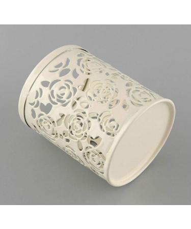 Demarkt Makeup Brush Keeper - Metal Beige Organizer & Storage for Makeup Brushes - Buy Online on GoSupps.com