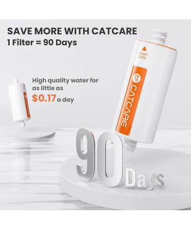 CAT CARE 84oz/2.5L Ultra Quiet Pet Water Fountain with Ultra-Filtration Tech - Blue - Buy Online on GoSupps.com