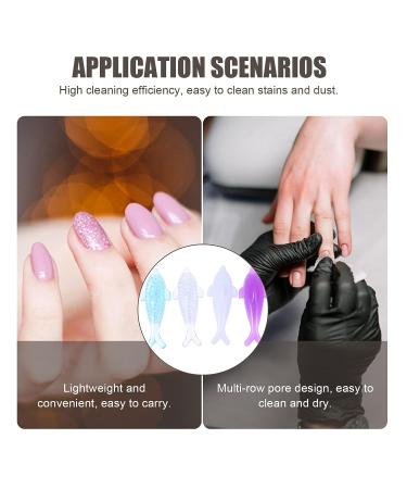 5pcs Toenails Dolphin Tools Brush Whale Women Color Nails Cleaner Handle Art Blush Brush: Kids Plastic Powder Cleaning Supplies Cleansing Scrubber Remover Nail - Buy Online on GoSupps.com