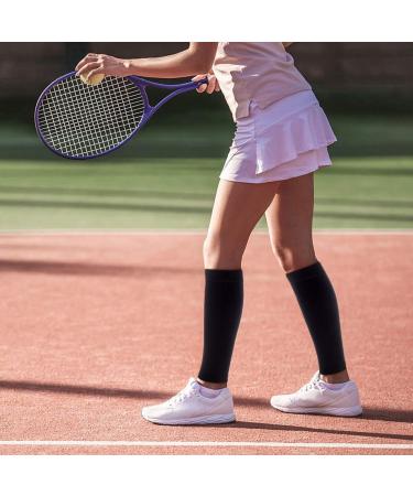 Yosoo Health Gear Calf Compression Socks 20-30mmHg for Varicose Veins - Black Large - Buy Online on GoSupps.com