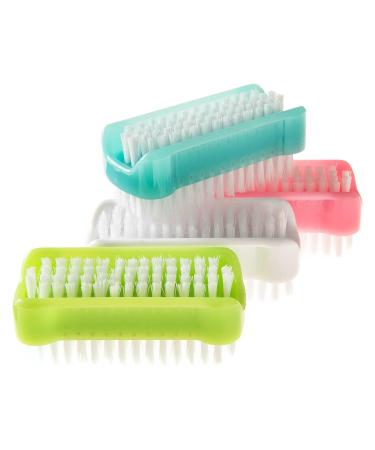 SIDCO Nail Brush - 4 Pack Hand Washing Brushes | Durable Plastic Finger Brushes for Effective Cleaning | International Shipping Available - Buy Online on GoSupps.com