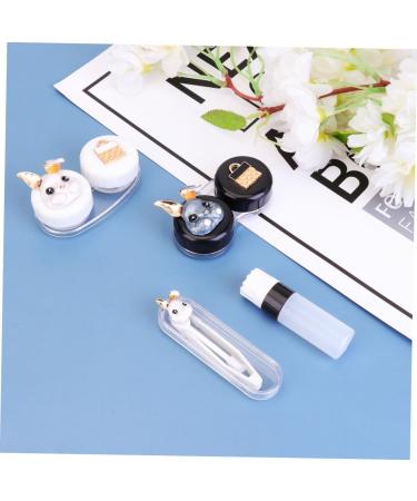 Solustre Portable Colored Contact Lens Case - Compact Holder & Bracket for Lenses - Ideal for Travel - Buy Online on GoSupps.com