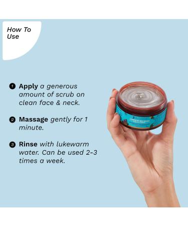 Pilgrim Face Scrub for De Tan & Exfoliation - Korean Beauty for All Skin Types | 100g - Buy Online on GoSupps.com