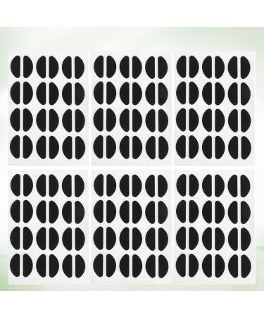 NUOBESTY 48 Pairs Shot Glasses Nose Pads - Raised Black Accessories (1.9x0.8cm) for Comfort & Support | International Shipping Available - Buy Online on GoSupps.com
