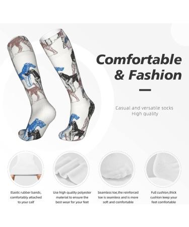 Airedale Terriers Compression Socks for Women & Men | 15-20 mmHg Circulation Support for Running & Cycling - Shop Internationally! - Buy Online on GoSupps.com